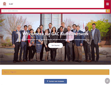 Tablet Screenshot of gacsalumni.com